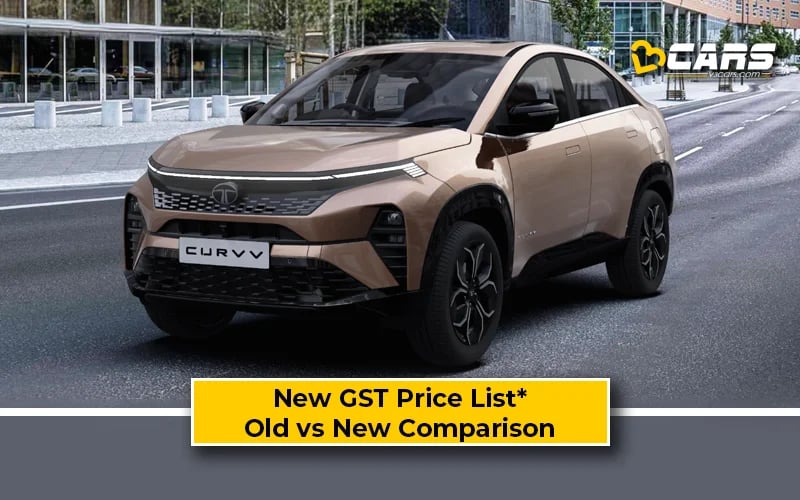 Tata Curvv — New GST Rate List