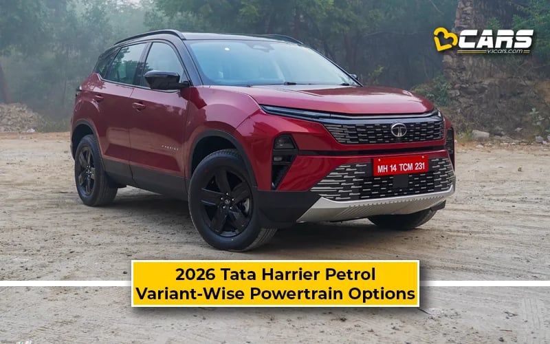 2026 Tata Harrier Variant-Wise Engine, Transmission Options