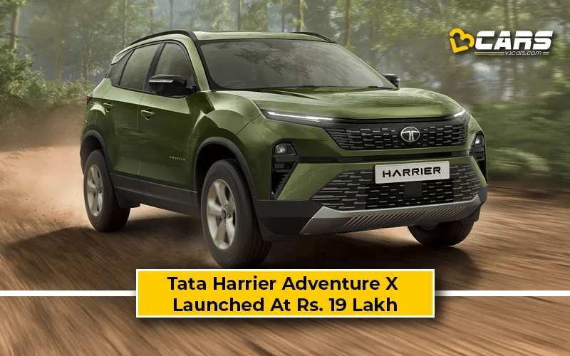 Tata Harrier Adventure X Variants Launched; Prices Start At Rs. 19 Lakh