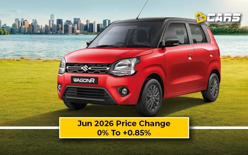 Maruti Suzuki WagonR 2026 Jun Price Change — Hiked Up To 5k