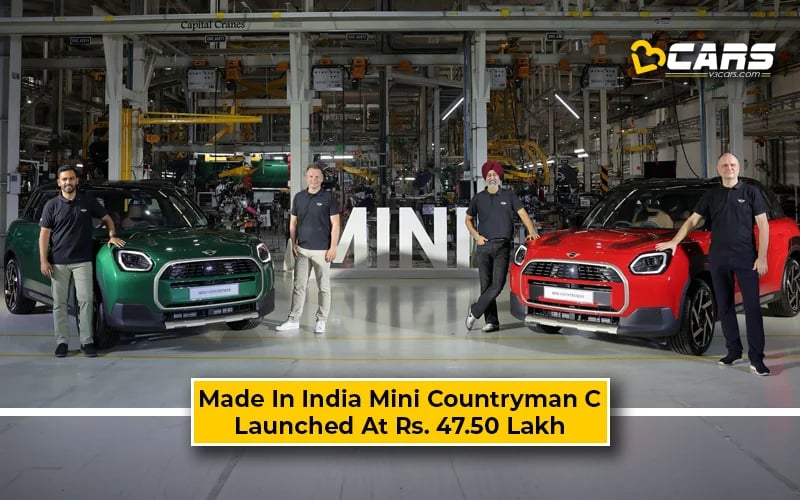 2026 Mini Countryman C Launched At Rs. 47.50 Lakh