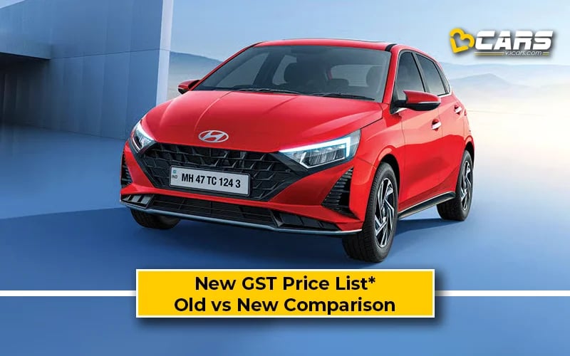 Hyundai i20 — New GST Rate List