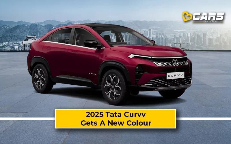 Tata Curvv 2025 Gets New Red Colour Option