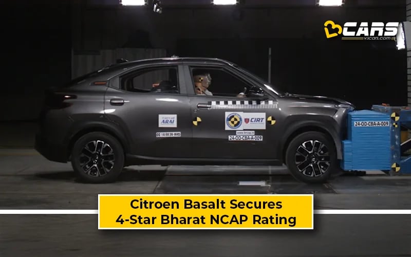 2024-Citroen Basalt Scores 4-Star Bharat NCAP