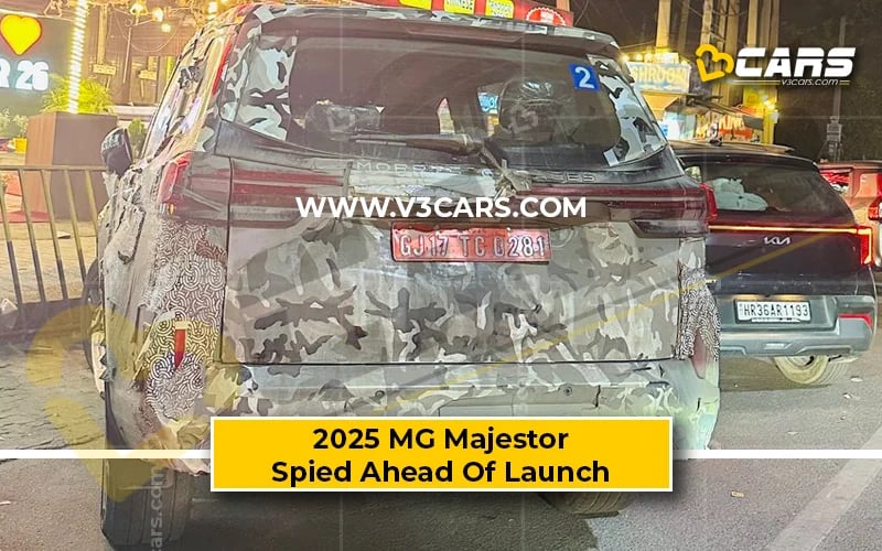 2025 MG Majestor Spied Testing In Gurgaon Ahead Of Launch