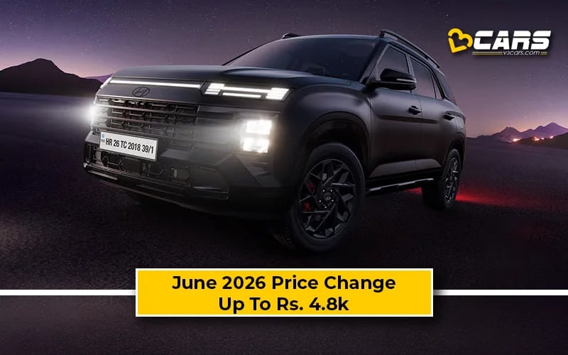 Hyundai Alcazar June 2026 Price Change - Hiked Up To Rs. 4.8k