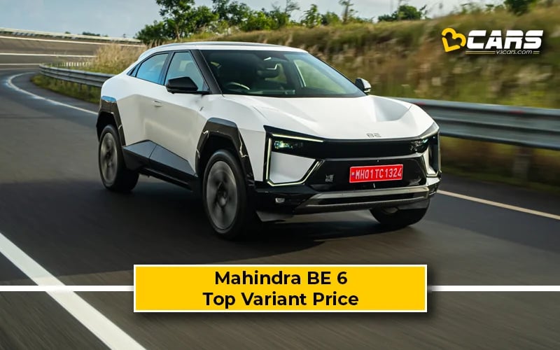 Mahindra BE 6 Pack Three Top Variant Price Revealed