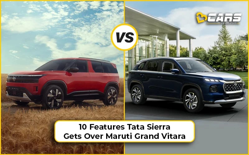 10 Features 2026 Tata Sierra Gets Over Maruti Grand Vitara