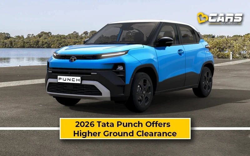 2026 Tata Punch Facelift Gets Higher Ground Clearance At 193mm