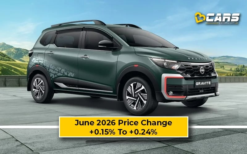 Nissan Gravite 2026 June Price Change — Hiked Up To Rs. 18.4k