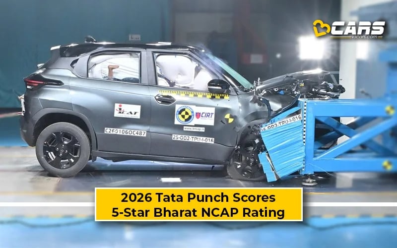 Tata Punch 2026 Bharat-NCAP Rating – 5-Star Safety Across Variants
