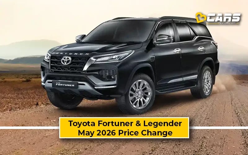 Toyota Fortuner & Legender Prices Increased In May 2026 – New Prices