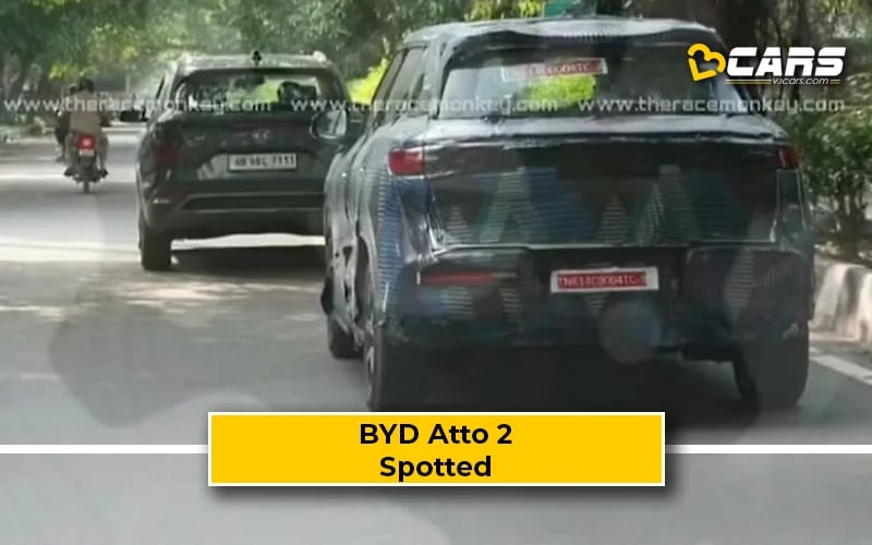 BYD Atto 2 Spied Testing In India