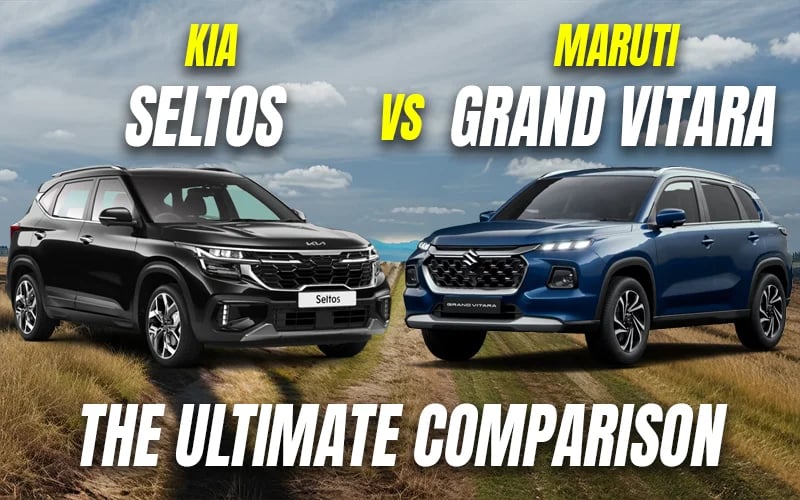 Kia Seltos vs Maruti Nexa Grand Vitara Sub Rs. 17 Lakh Battle | Which Car Is More Value For Money?