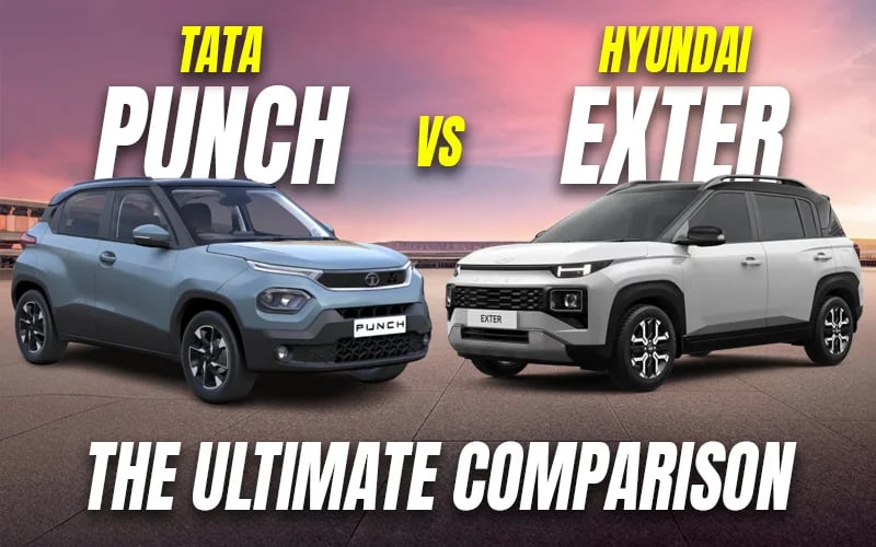 Tata Punch vs Hyundai Exter Sub Rs. 10 Lakh Battle | Which Car Is More Value For Money?