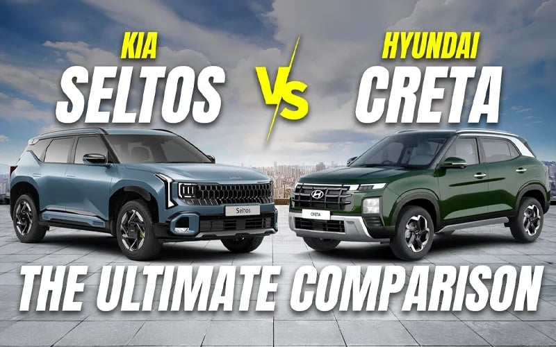 Kia Seltos vs Hyundai Creta Sub Rs. 15 Lakh Battle | Which Car Is More Value For Money?
