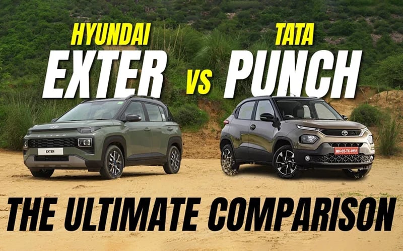 Hyundai Exter vs Tata Punch: Which car is more value for money?