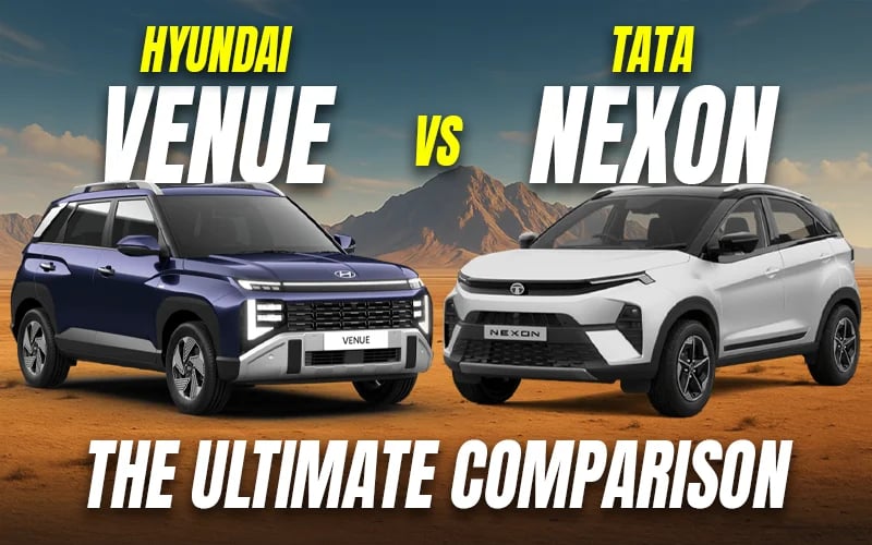 Hyundai Venue vs Tata Nexon Sub Rs. 9 Lakh Battle | Which Car Is More Value For Money?