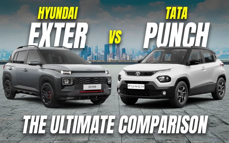 Hyundai Exter vs Tata Punch | Sub Rs. 7 Lakh Battle | Which Car Is More Value For Money?