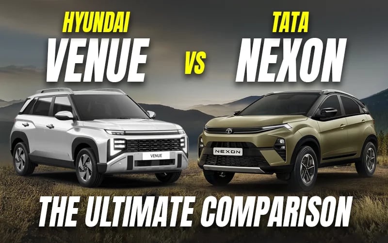 Hyundai Venue vs Tata Nexon | Sub Rs. 8 Lakh Battle | Which Car Is More Value For Money?