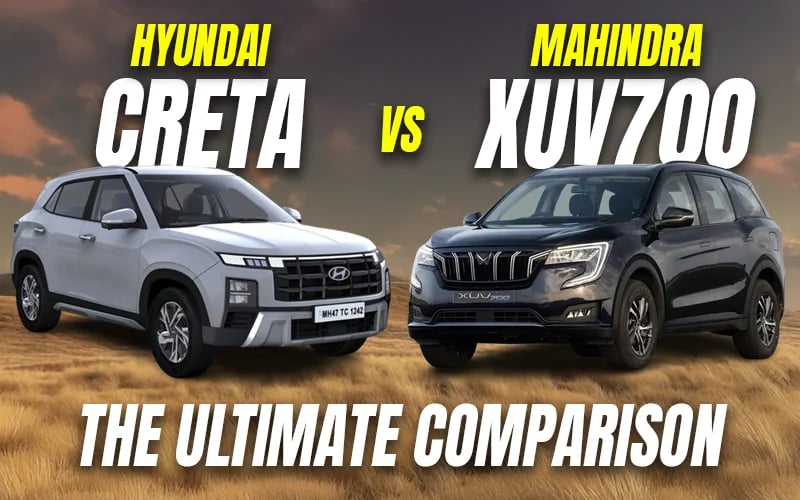 Hyundai Creta vs Mahindra XUV700 | Which Car Is More Value For Money?