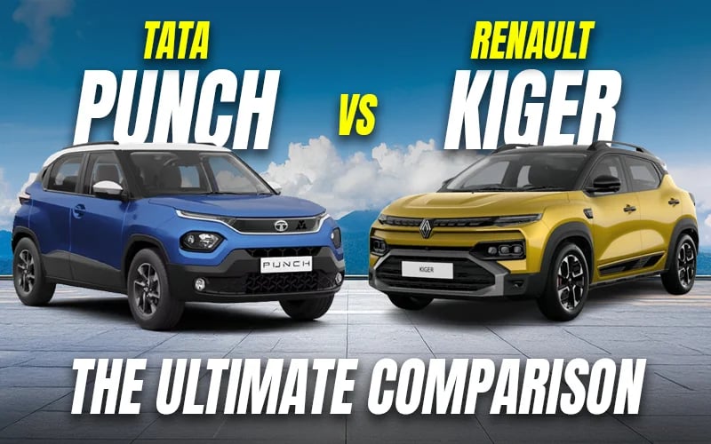 Tata Punch vs Renault Kiger | Sub Rs 8 Lakh Battle | Which Car Is More Value For Money?