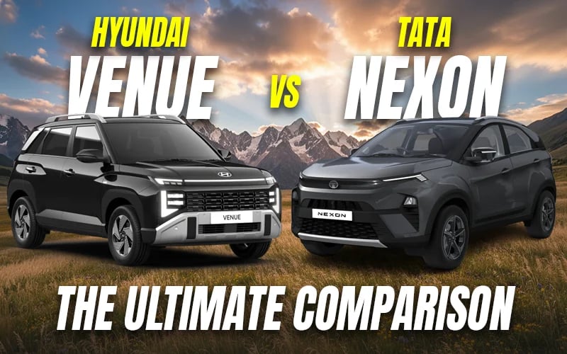 Hyundai Venue vs Tata Nexon Sub Rs. 12 Lakh Battle | Which Car Is More Value For Money?
