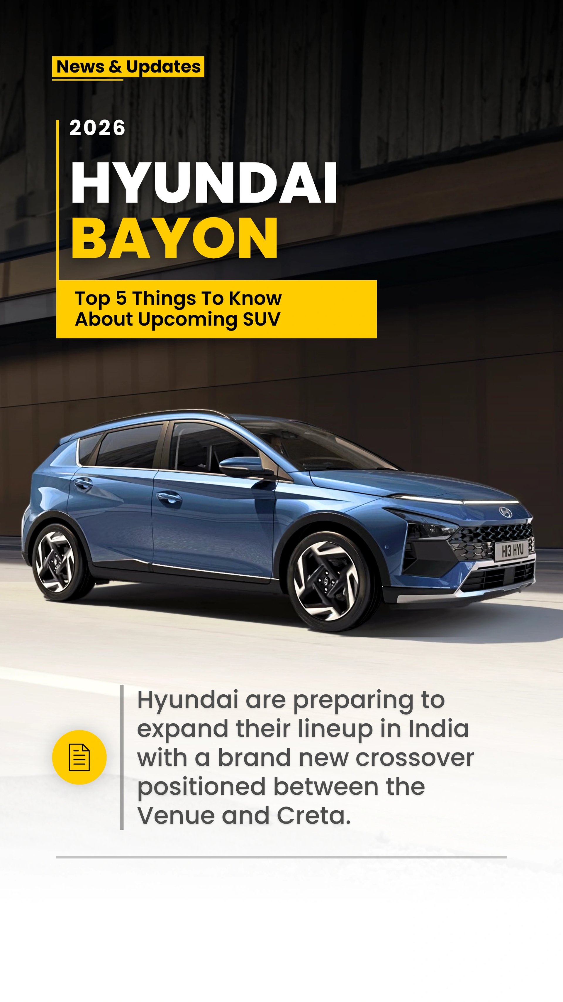 Hyundai Bayon Expected Price