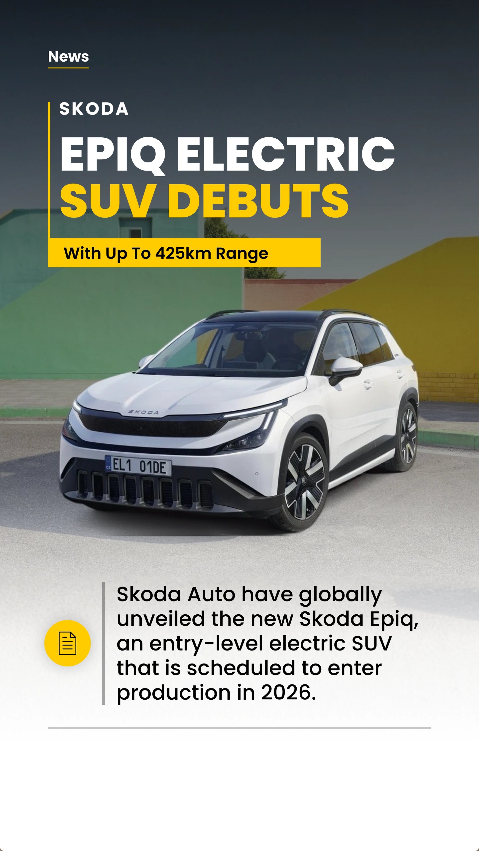 Skoda Epiq Global Debut