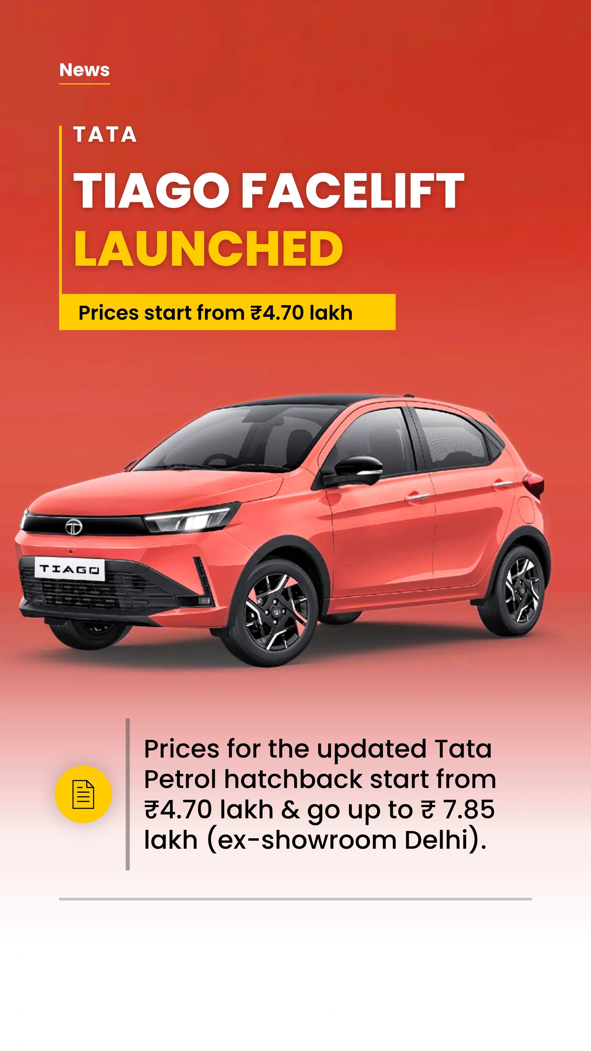 Tata Tiago Launched