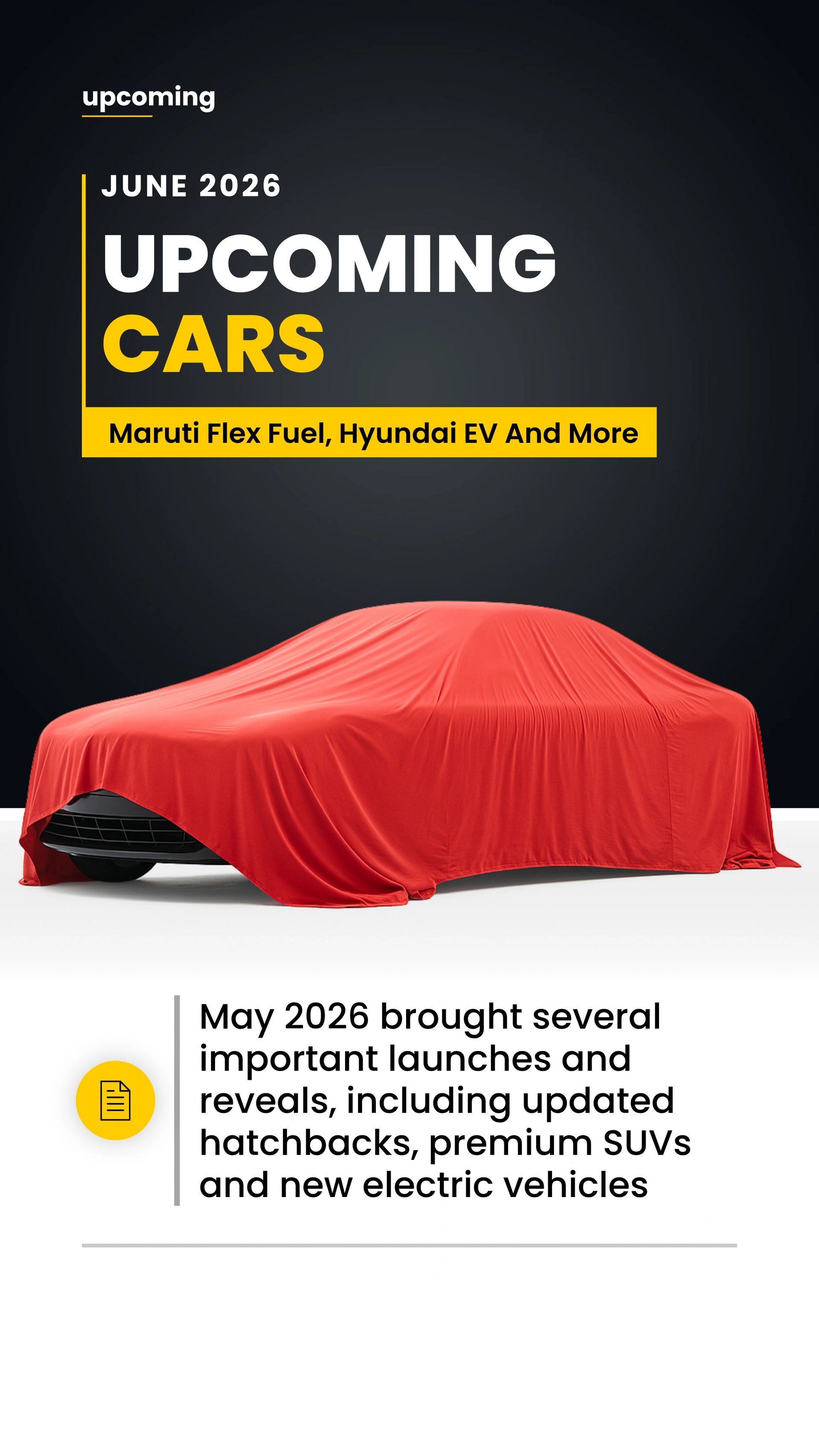 June 2026 Upcoming Cars