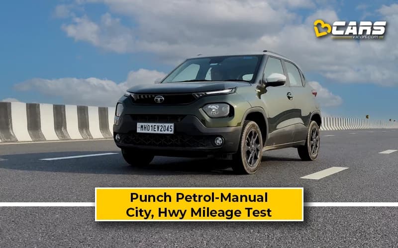 Tata Punch Normal Petrol-MT Actual City, Highway Mileage Test