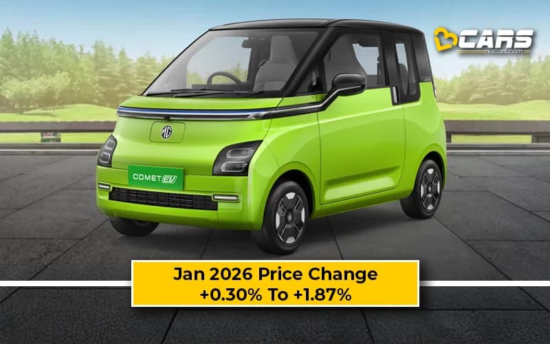 Exclusive: MG Comet EV 2026 Jan Price Change — Hiked Up To 17k