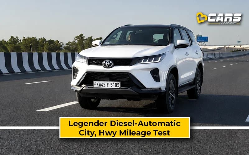 Toyota Fortuner Legender 4WD Turbo Diesel-AT Actual City, Highway Mileage Test