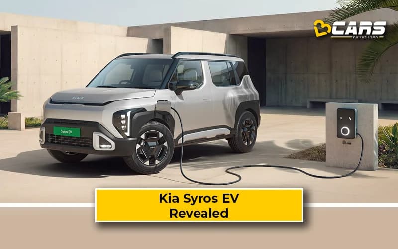 2026 Kia Syros EV Revealed; Bookings Open Ahead Of Launch