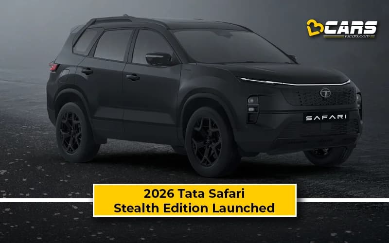 2026 Tata Safari Stealth Edition Launched - Top Highlights