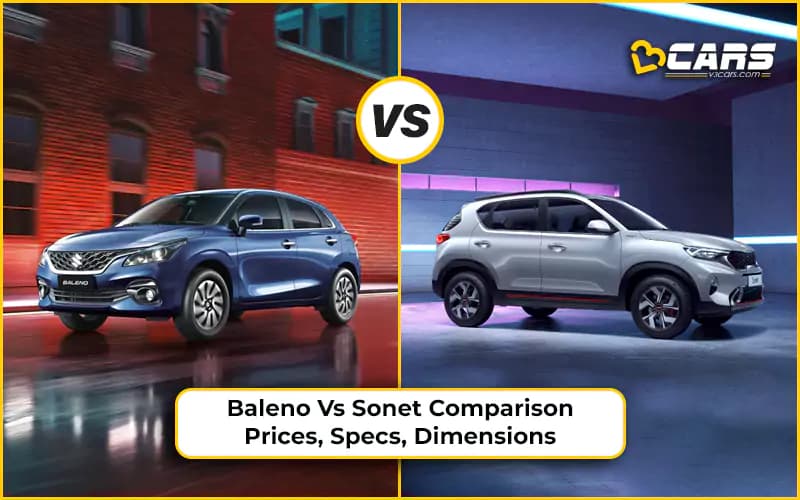 Maruti Baleno vs Kia Sonet