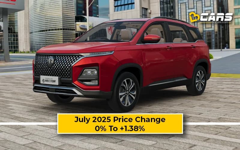 #FirstSpot – MG Hector 2025 Price Change — Hiked By Up To 30k