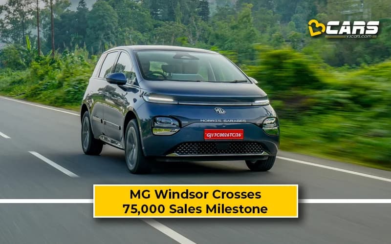 MG Windsor Crosses 75,000 Sales Milestone