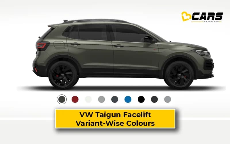 Volkswagen Taigun 2026 – All Exterior Colour Options (Variant-Wise)