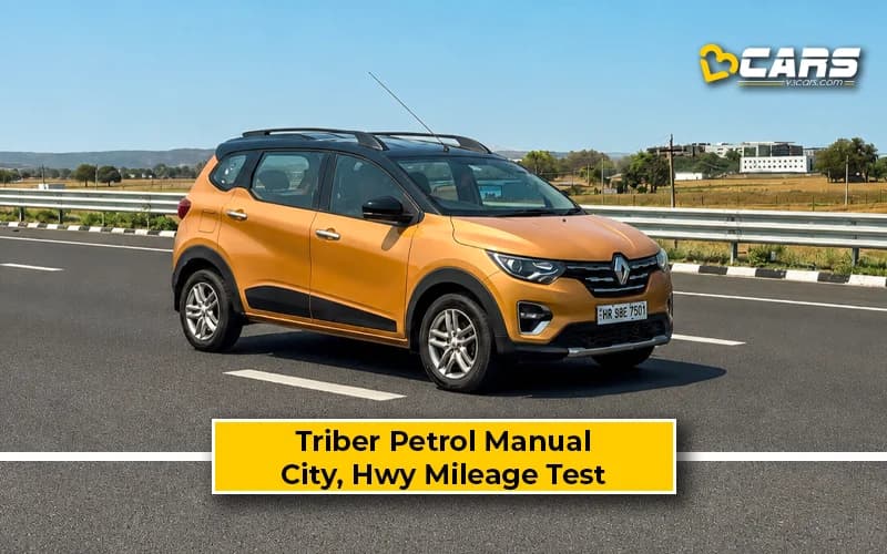 Renault Triber Normal Petrol-MT Actual City, Highway Mileage Test