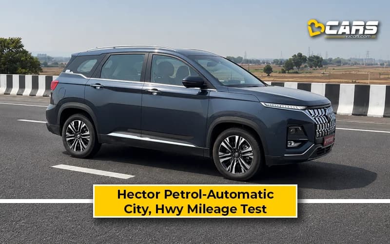 MG Hector Turbo Petrol-AT Actual City, Highway Mileage Test