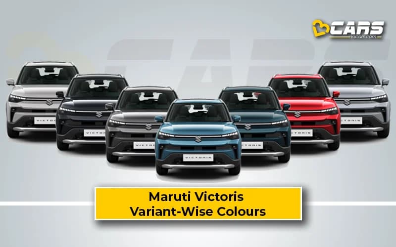 2025 Maruti Victoris – All Exterior Colour Options (Variant-wise)