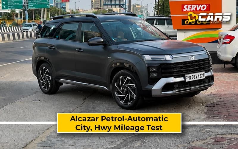 Hyundai Alcazar Turbo Petrol-AT Actual City, Highway Mileage Test