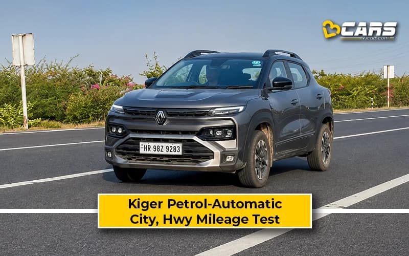 Renault Kiger Turbo Petrol-AT Actual City, Highway Mileage Test