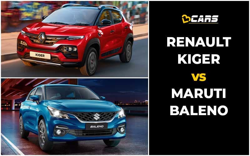Renault Kiger Vs Maruti Nexa Baleno