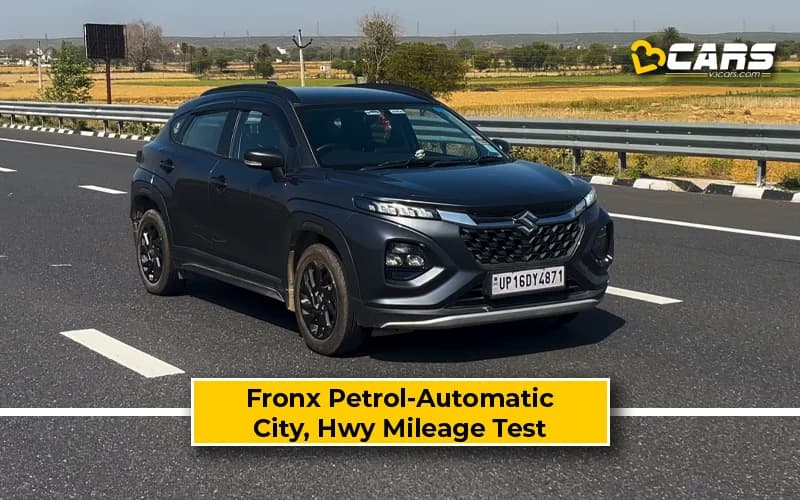 Maruti Suzuki Fronx Petrol-AT Actual City, Highway Mileage Test