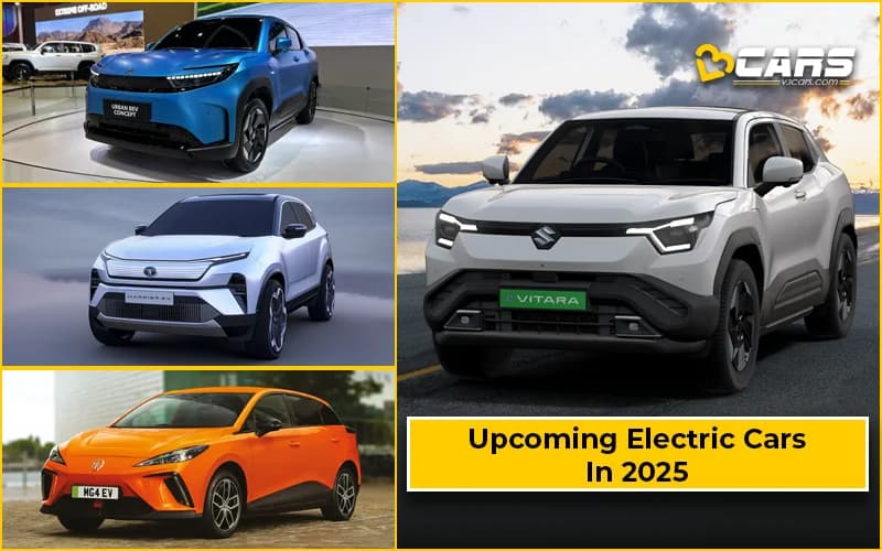 Upcoming Electric Cars In India 2025
