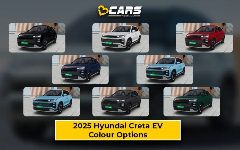 2025 Hyundai Creta EV – Variant-Wise Exterior Colour Options