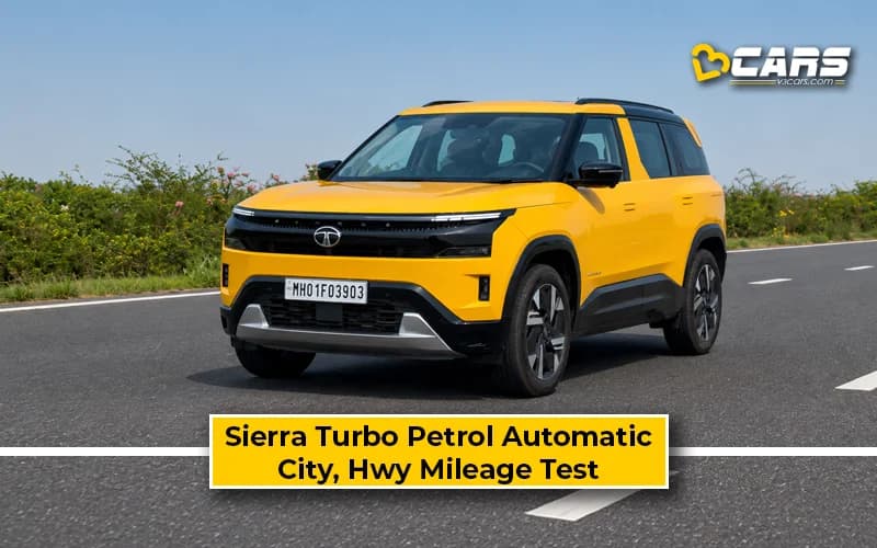 Tata Sierra 1.5L Turbo Petrol-AT Actual City, Highway Mileage Test